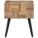 Stolik boczny, 40x40x45 cm, lite drewno tekowe z odzysku Lumarko!