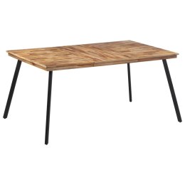 Stół ogrodowy, 169x98,5x76 cm, lite drewno tekowe Lumarko!