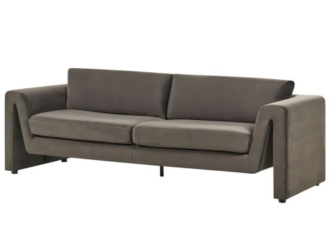Sofa welurowa grafitowa szara MAUNU