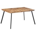 Stół jadalniany, 148x97x76 cm, lite drewno tekowe Lumarko!
