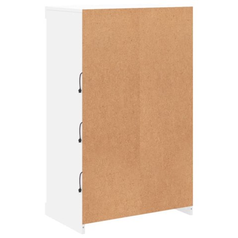 Szafka z oświetleniem LED, biała, 60,5x37x100 cm Lumarko!