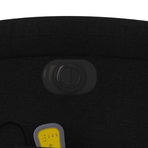 Podnoszony fotel masujący, elektryczny, rozkładany, czarny Lumarko!