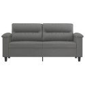 Sofa 2-osobowa, ciemnoszary, 140 cm, tapicerowana mikrofibrą Lumarko!