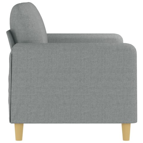 Sofa 2-osobowa, jasnoszara, 120 cm, tapicerowana tkaniną Lumarko!