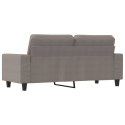 Sofa 2-osobowa, kolor taupe, 140 cm, tapicerowana tkaniną Lumarko!
