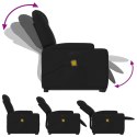 Podnoszony fotel masujący, elektryczny, rozkładany, czarny Lumarko!