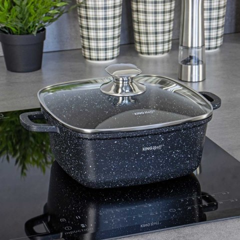 KINGHOFF GARNEK MARMUROWY 28cm KH-1605 6,5L Lumarko!