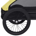 Przyczepka rowerowa dla zwierząt, żółto-czarna Lumarko!
