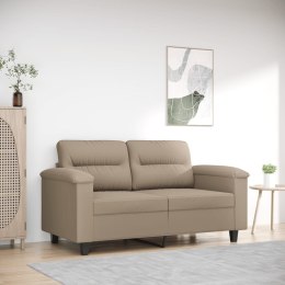 Sofa 2-osobowa, kolor taupe, 120 cm,tapicerowana mikrofibrą Lumarko!