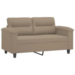 Sofa 2-osobowa, kolor taupe, 120 cm,tapicerowana mikrofibrą Lumarko!