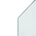 Panel kominkowy, szklany, sześciokątny, 120x50 cm Lumarko!