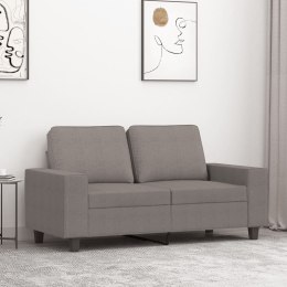 Sofa 2-osobowa, kolor taupe, 120 cm, tapicerowana tkaniną Lumarko!