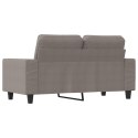 Sofa 2-osobowa, kolor taupe, 120 cm, tapicerowana tkaniną Lumarko!