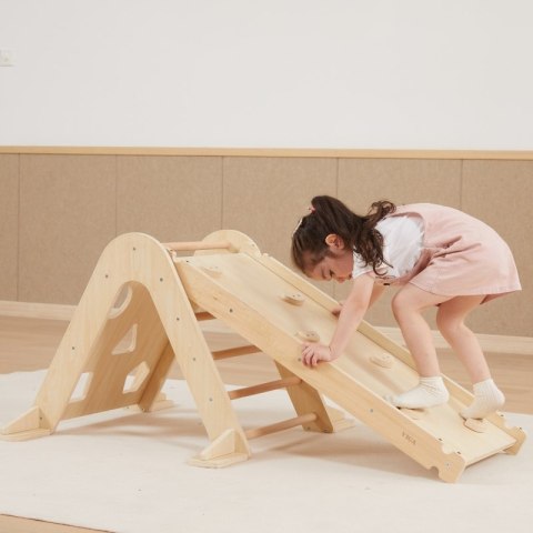 Drewniana Drabinka Pikler Trójkąt Wspinaczkowy Montessori Lumarko!