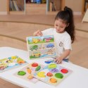 Drewniane Puzzle Układanka Montessori 2w1 Figurki Farma Lumarko!