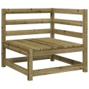 Ogrodowa sofa narożna z poduszkami, impregnowane drewno sosnowe Lumarko!