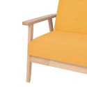 3-osobowa sofa tapicerowana, żółta Lumarko!