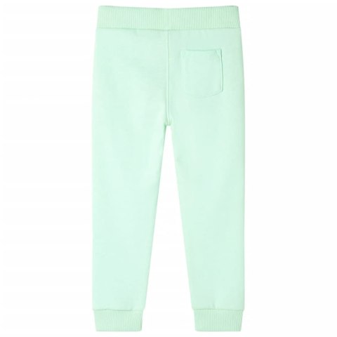 Dziecięce spodnie dresowe, jasnozielone, 140 Lumarko!