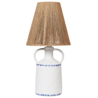 Lampa stołowa ceramiczna biała LARISSOS