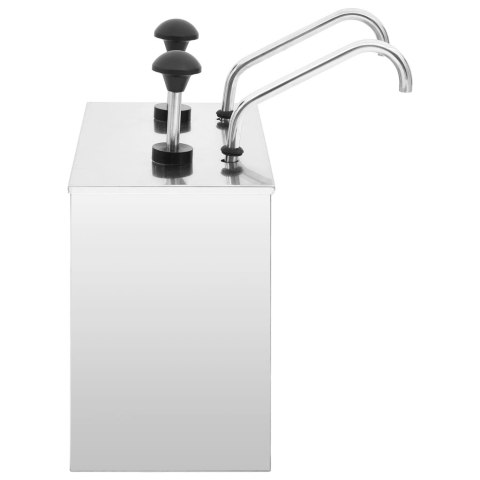 Dozownik do sosów, stal nierdzewna, 2 x 3,5 L Lumarko!