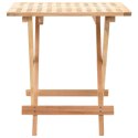 Składany stolik boczny z litego drewna orzechowego, 50x50x49 cm Lumarko!