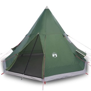 Namiot kempingowy, 4-os., zielony, 367x367x259 cm, tafta 185T Lumarko!