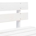 Ogrodowa ławka z palet, drewno, biała Lumarko!
