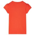Koszulka dziecięca z krótkimi rękawami, ciemnopomarańczowa, 116 Lumarko!