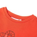 Koszulka dziecięca z krótkimi rękawami, ciemnopomarańczowa, 116 Lumarko!