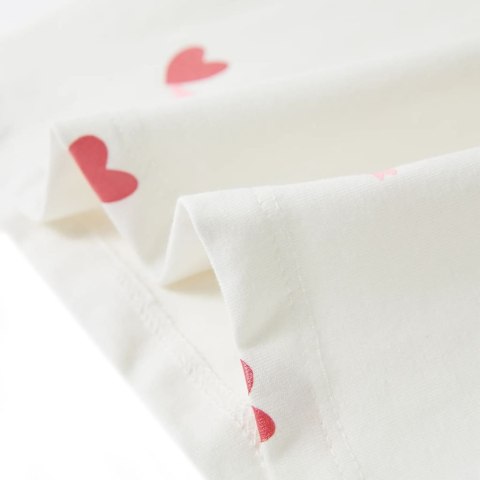 Koszulka dziecięca z krótkimi rękawami, ecru, 104 Lumarko!