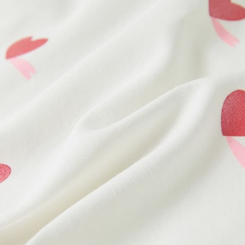 Koszulka dziecięca z krótkimi rękawami, ecru, 128 Lumarko!