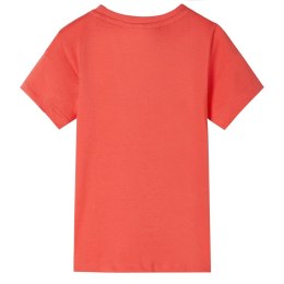 Koszulka dziecięca z krótkimi rękawami, jasnoczerwona, 104 Lumarko!