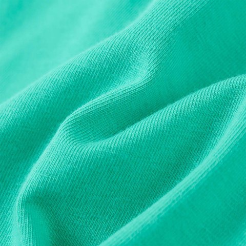 Koszulka dziecięca z krótkimi rękawami, miętowa, 140 Lumarko!