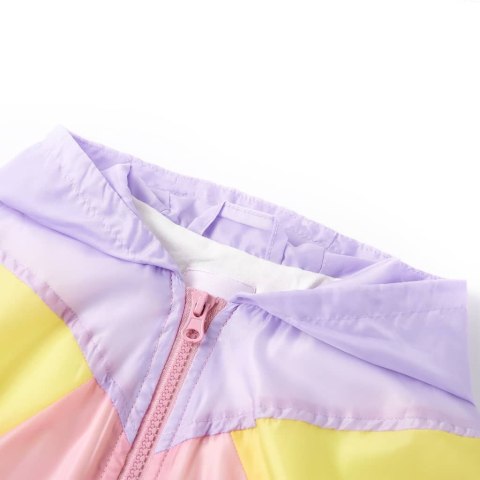 Kurtka dziecięca z kapturem i zapięciem na zamek, wielokolorowa, 116 Lumarko!