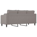 Sofa 3-osobowa, kolor taupe, 180 cm, tapicerowana tkaniną Lumarko!