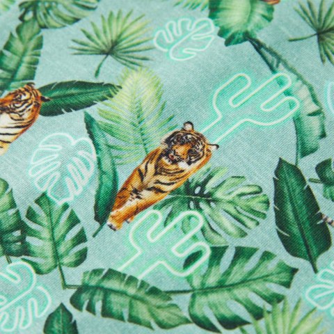 Koszulka dziecięca z krótkimi rękawami, jasnozielony melanż, 104 Lumarko!