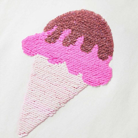 Koszulka dziecięca, ecru, 128 Lumarko! #