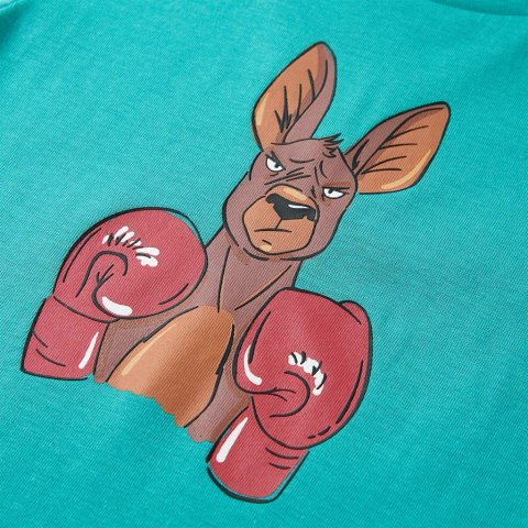 Koszulka dziecięca z krótkimi rękawami, ciemna mięta, 92 Lumarko! #