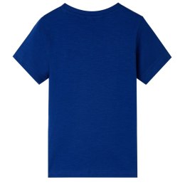 Koszulka dziecięca z krótkimi rękawami, ciemnoniebieska, 128 Lumarko!