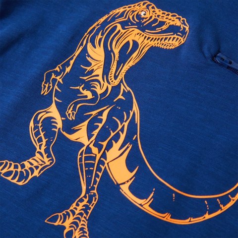 Koszulka dziecięca z krótkimi rękawami, ciemnoniebieska, 128 Lumarko! #