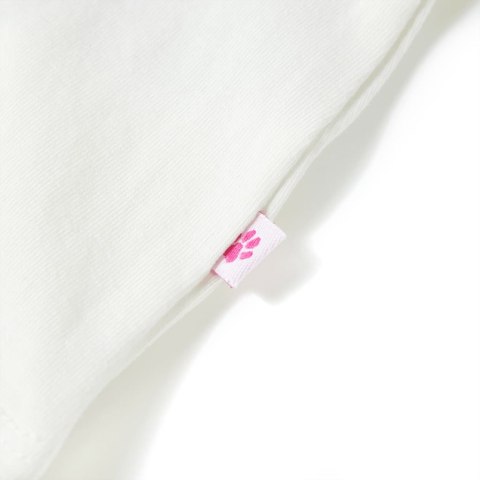 Koszulka dziecięca z krótkimi rękawami, ecru, 116 Lumarko! #