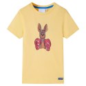 Koszulka dziecięca z krótkimi rękawami, żółta, 116 Lumarko!