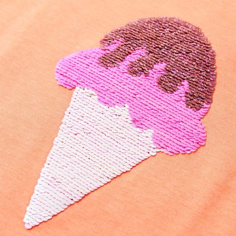 Koszulka dziecięca, neonowy pomarańcz, 140 Lumarko! #