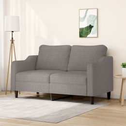 Sofa 2-osobowa, kolor taupe, 140 cm, tapicerowana tkaniną Lumarko!