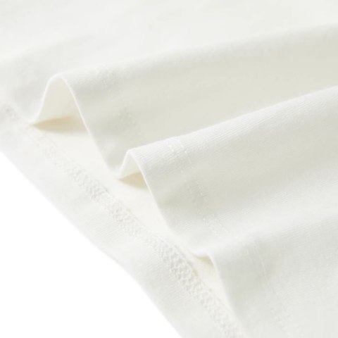 Koszulka dziecięca z krótkimi rękawami, ecru, 104 Lumarko! #