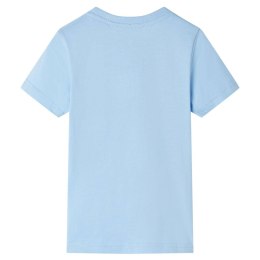 Koszulka dziecięca z krótkimi rękawami, jasnoniebieska, 104 Lumarko!