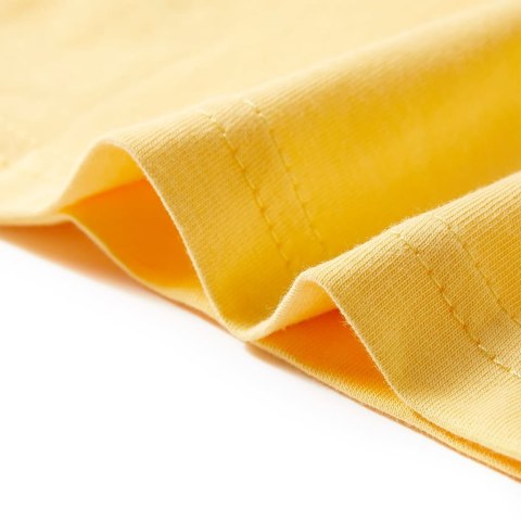 Koszulka dziecięca z krótkimi rękawami, żółta, 104 Lumarko! #