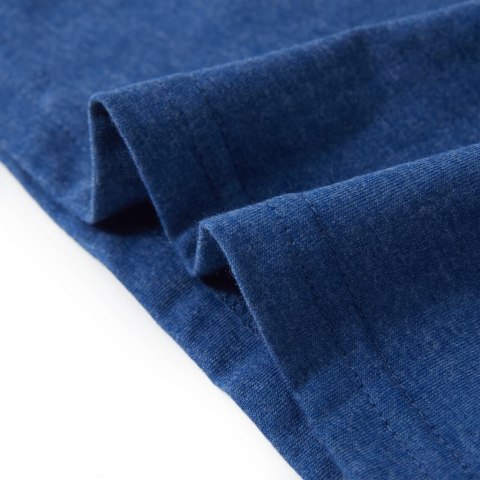 Dziecięca koszulka bez rękawów, ciemnoniebieski melanż, 104 Lumarko! #