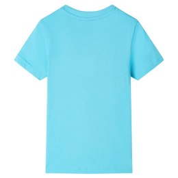 Koszulka dziecięca z krótkimi rękawami, błękitna, 140 Lumarko!