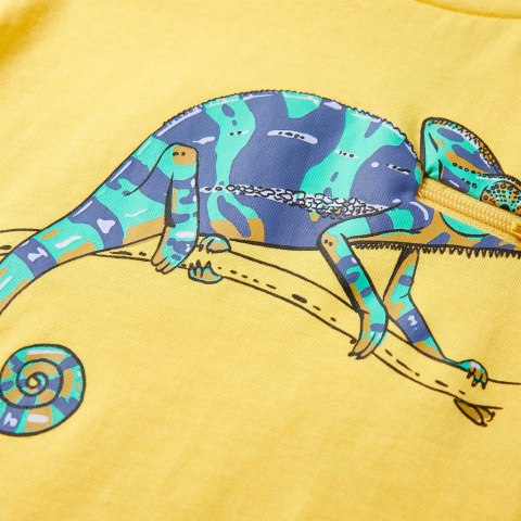 Koszulka dziecięca z krótkimi rękawami, jasna ochra, 104 Lumarko! #